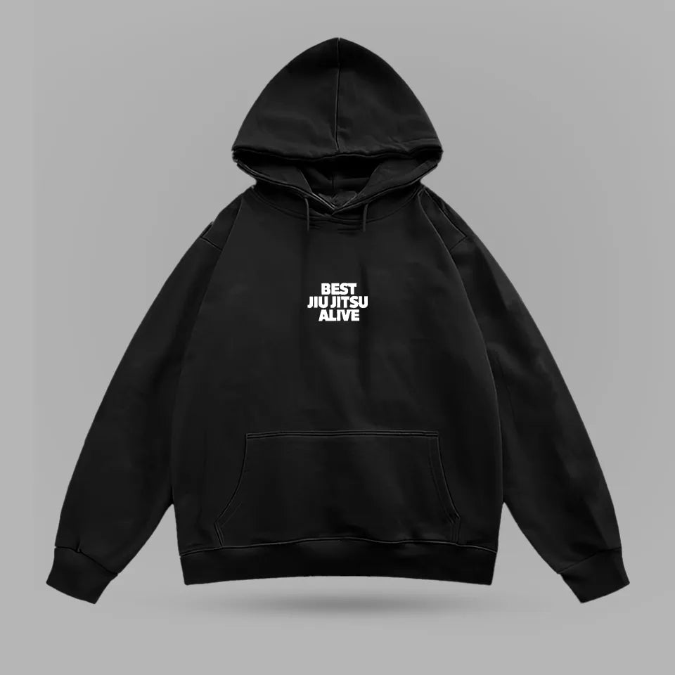 Charles Oliveira Best Jiu Jıtsu Alive Oversize Hoodie – arka görünüm 2