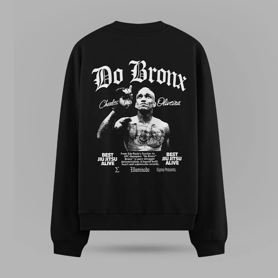 Charles Oliveira Best Jiu Jıtsu Alive Oversize Sweatshirt – arka görünüm