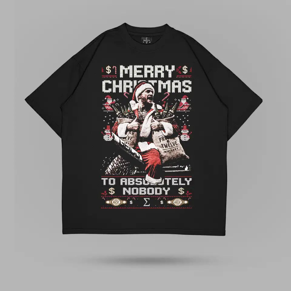 Conor Mcgregor Merry Christmas Tişört – arka görünüm