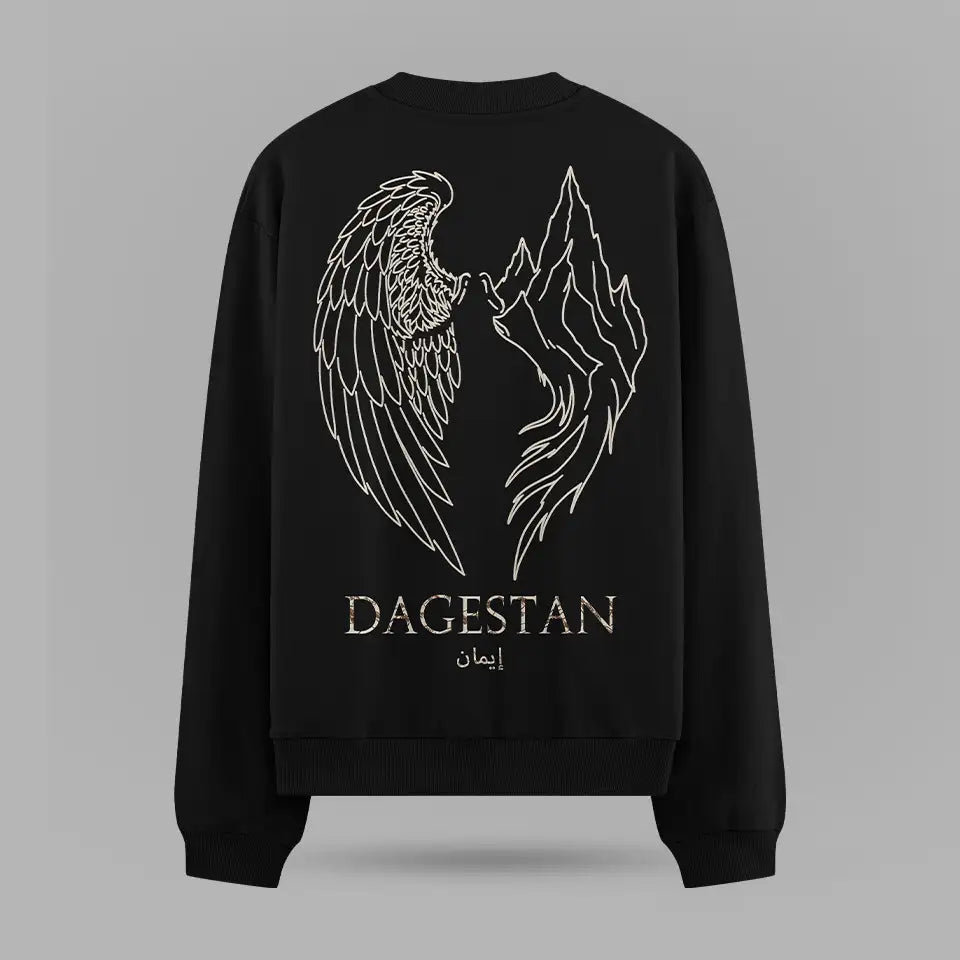 Dagestan Wings Oversize Sweatshirt – ön görünüm