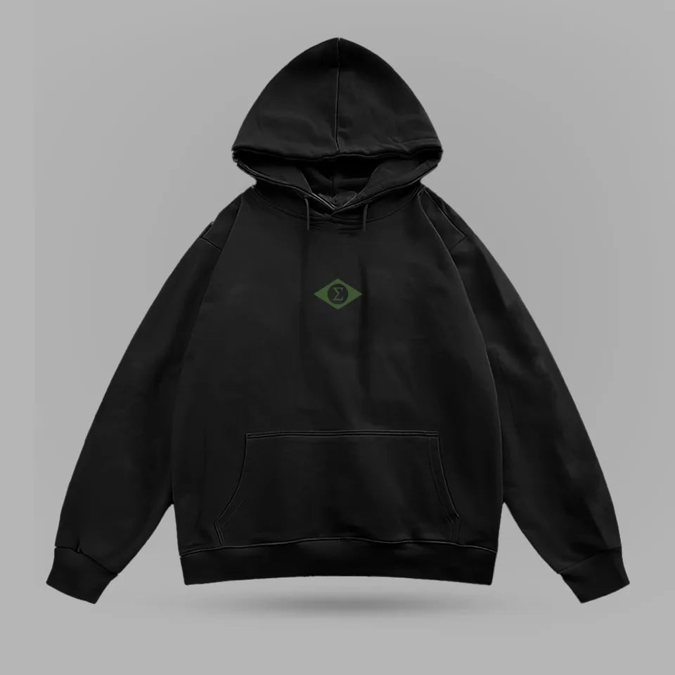 Charles Oliveira Do Bronx Necklace Oversize Hoodie – ön görünüm 2