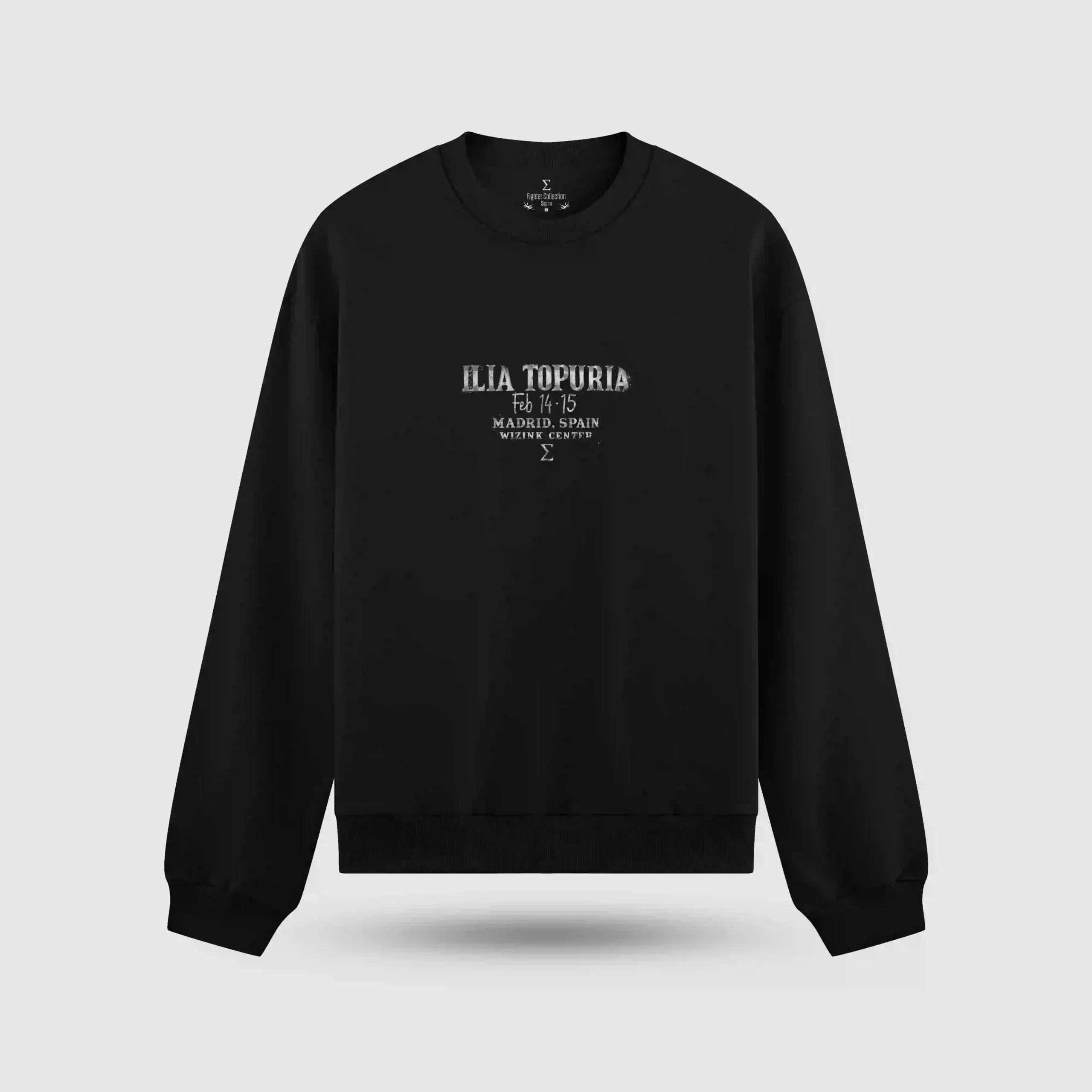 Ilia Topuria Head Oversize Sweatshirt – ön görünüm 2