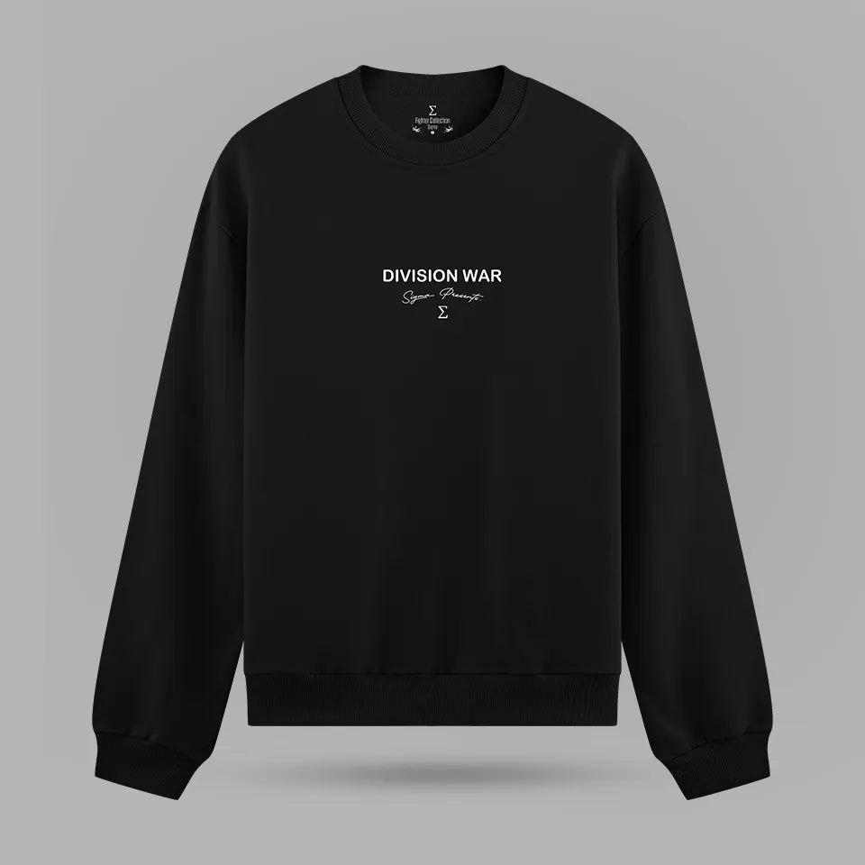 Tom Aspinall - Jon Jones Division War Oversize Sweatshirt – ön görünüm 2