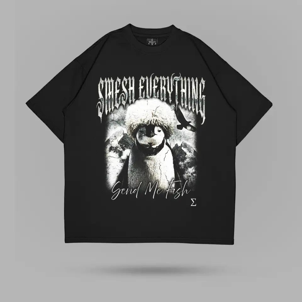 Nihilist Penguin Smesh Everything Tshirt – ön görünüm