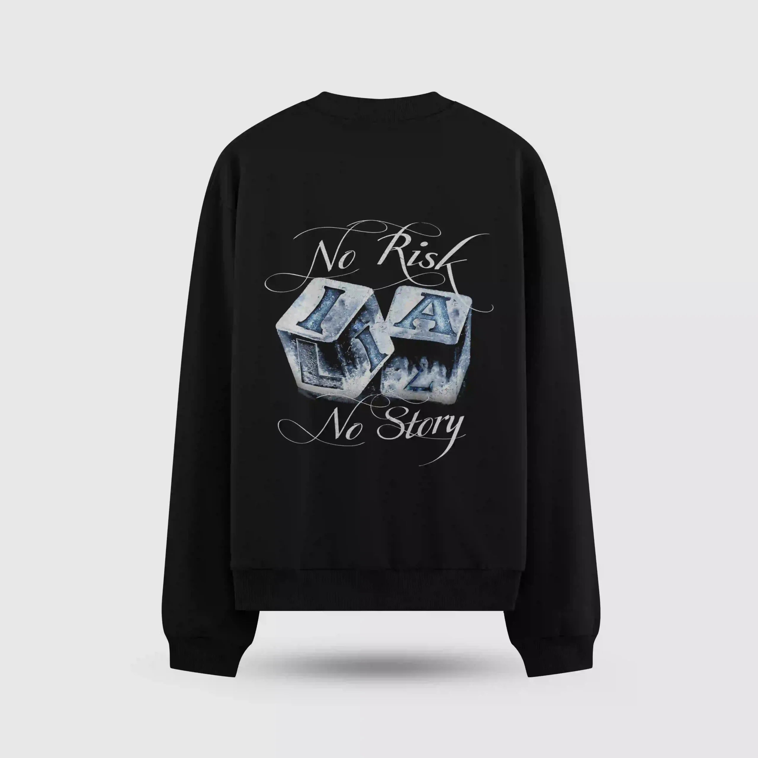 Ilia Topuria Ice Cubes Oversize Sweatshirt – ön görünüm