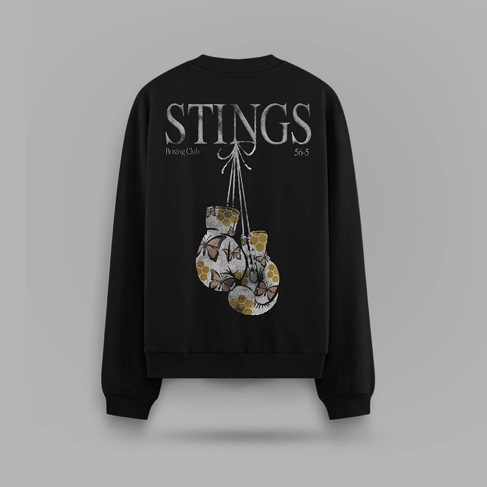 Muhammed Ali STINGS Boxing Club Oversize Sweatshirt – arka görünüm