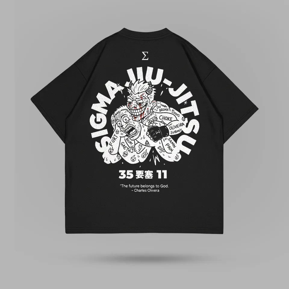 Charles Oliveira Jiu Jıtsu Tshirt – arka görünüm 3