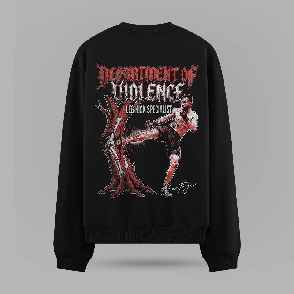 Justin Gaethje Leg Kick Specialist Sweatshirt – ön görünüm