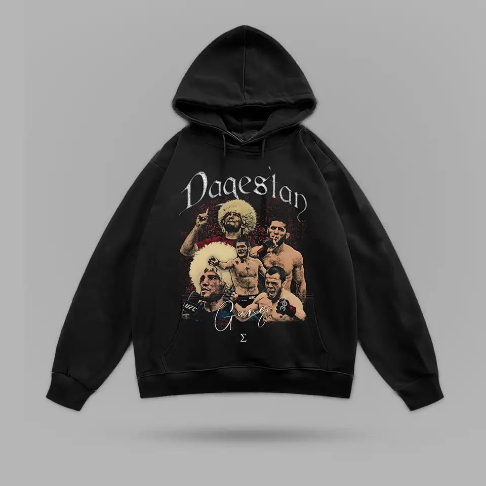 Dagestan Gang Oversize Hoodie – ön görünüm
