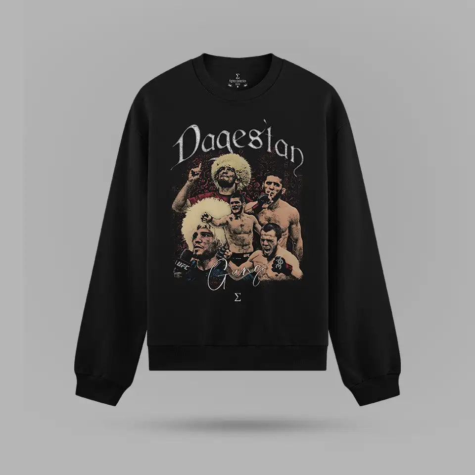 Dagestan Gang Oversize Sweatshirt – ön görünüm