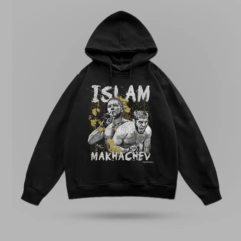 Islam Makhachev Alhamdulillah Oversize Hoodie – ön görünüm