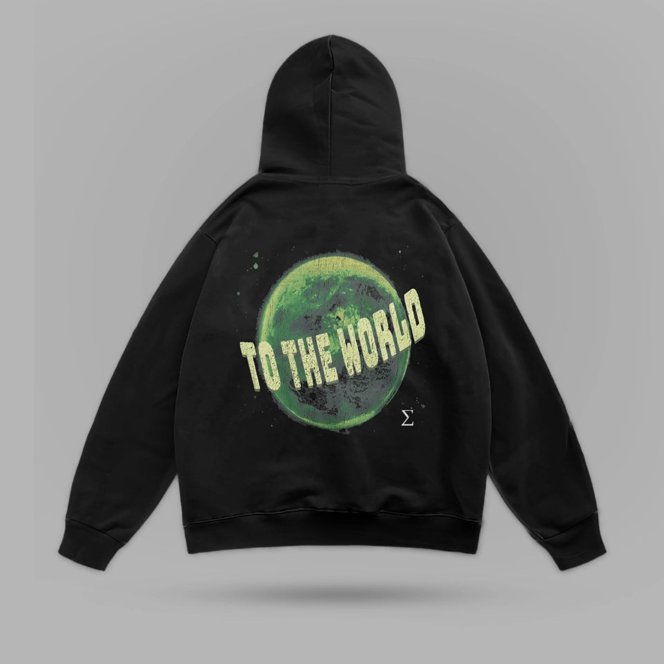 Charles Oliveira From Favela To The World Oversize Hoodie – arka görünüm