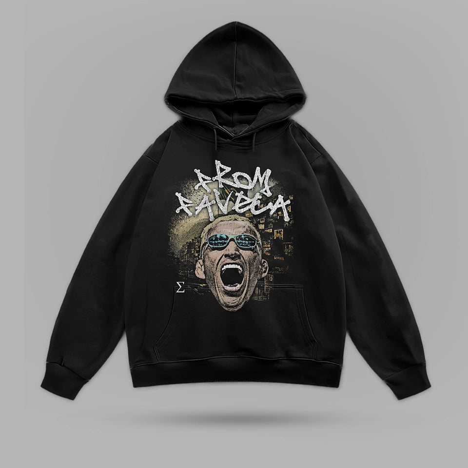 Charles Oliveira From Favela To The World Oversize Hoodie – ön görünüm