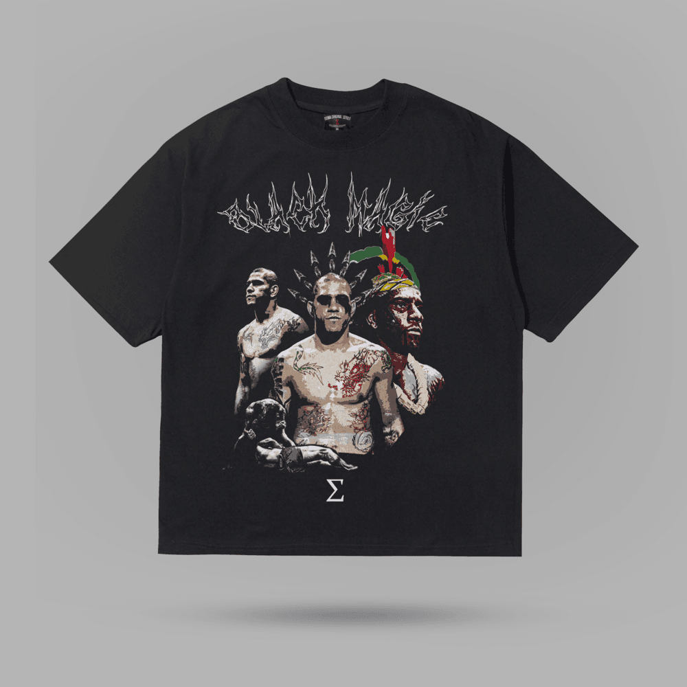 Alex Pereira Black Magic Oversize Tshirt – ön görünüm