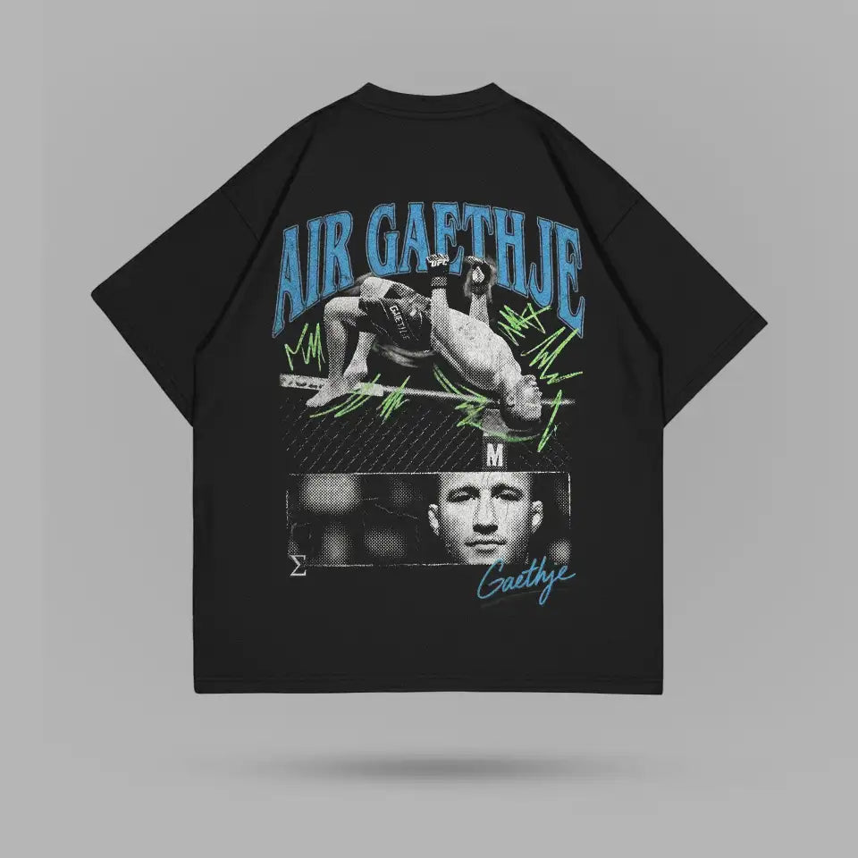 Justin Gaethje Air Gaetjhe Tshirt – ön görünüm
