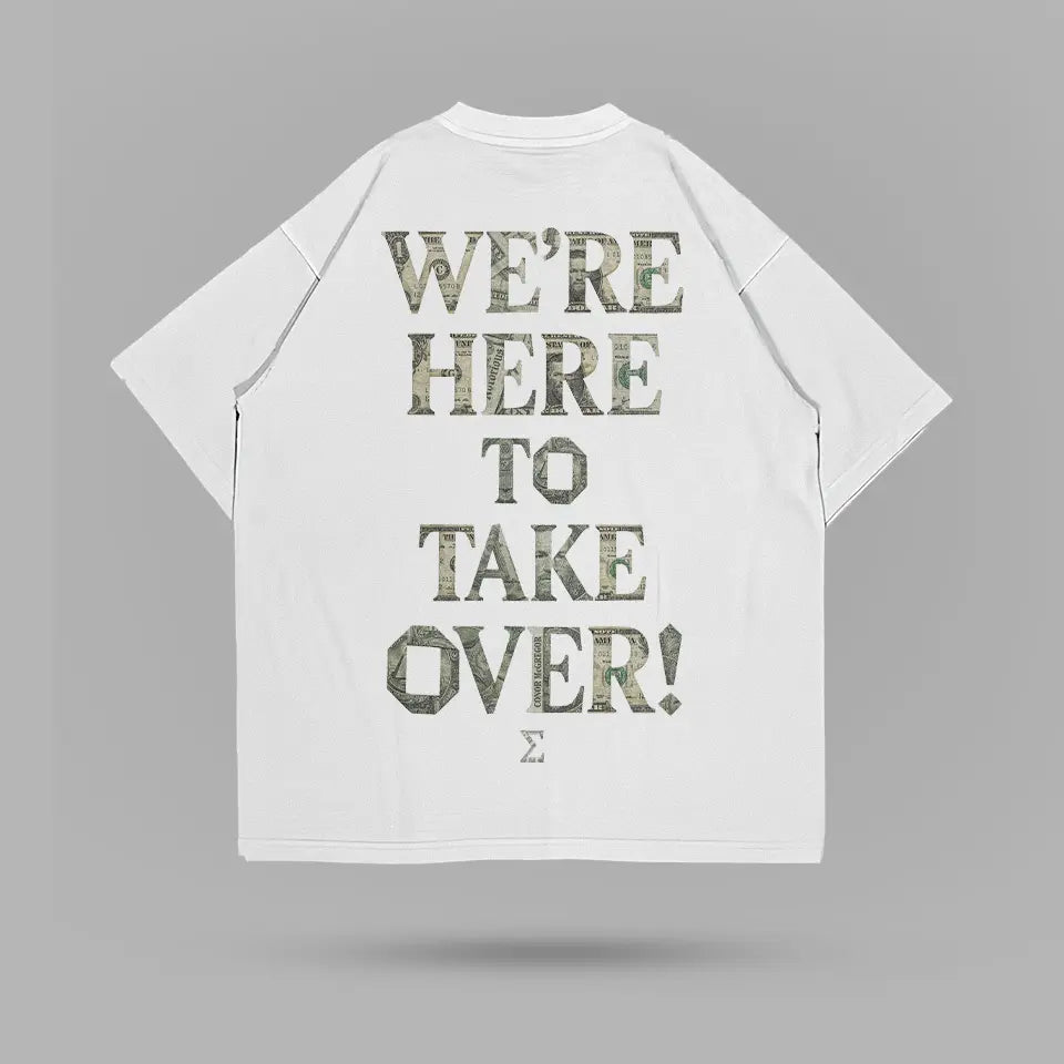 Conor Mcgregor We're Here To Take Over Tişört – arka görünüm 3