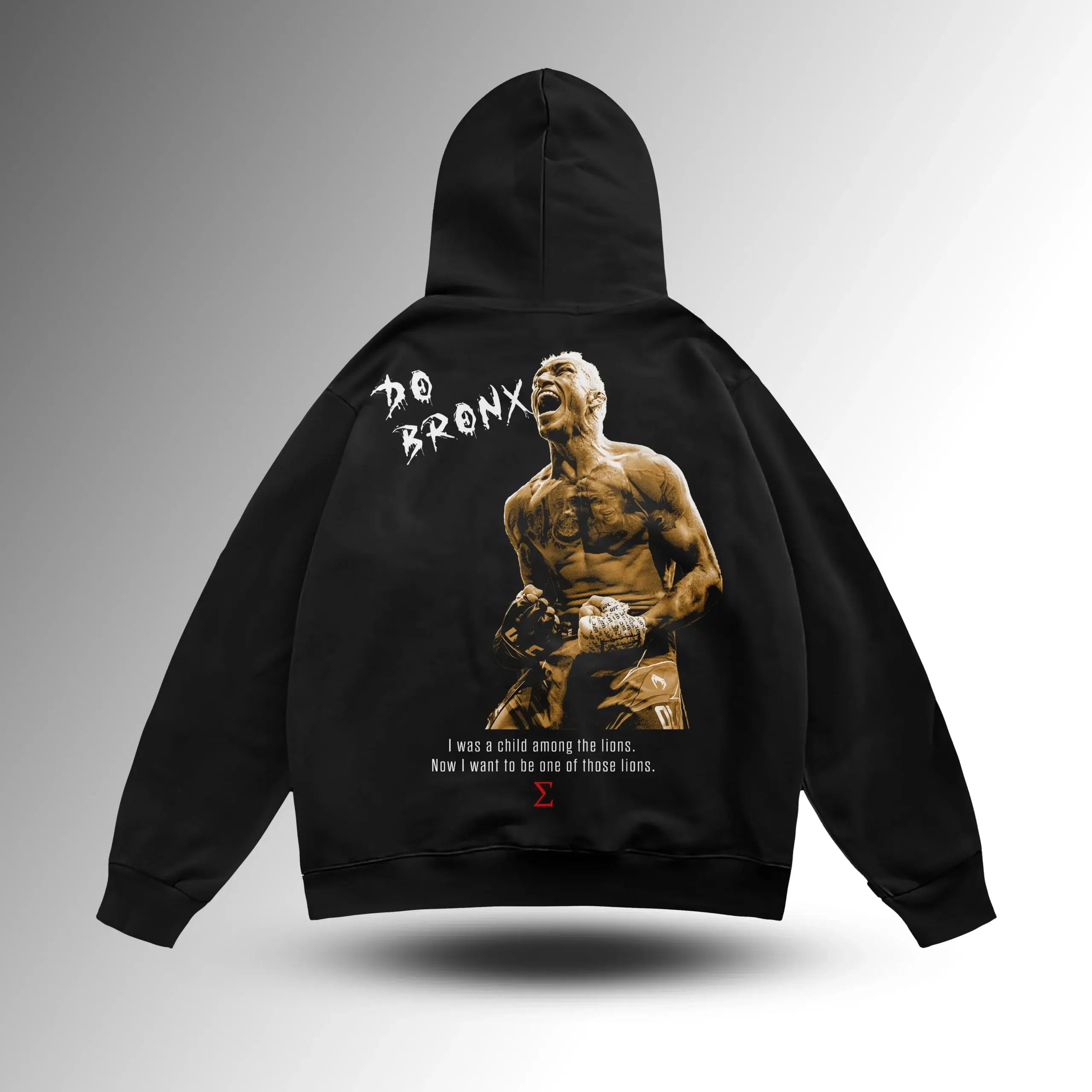 Charles Oliveira DO BRONX Oversize Hoodie – arka görünüm