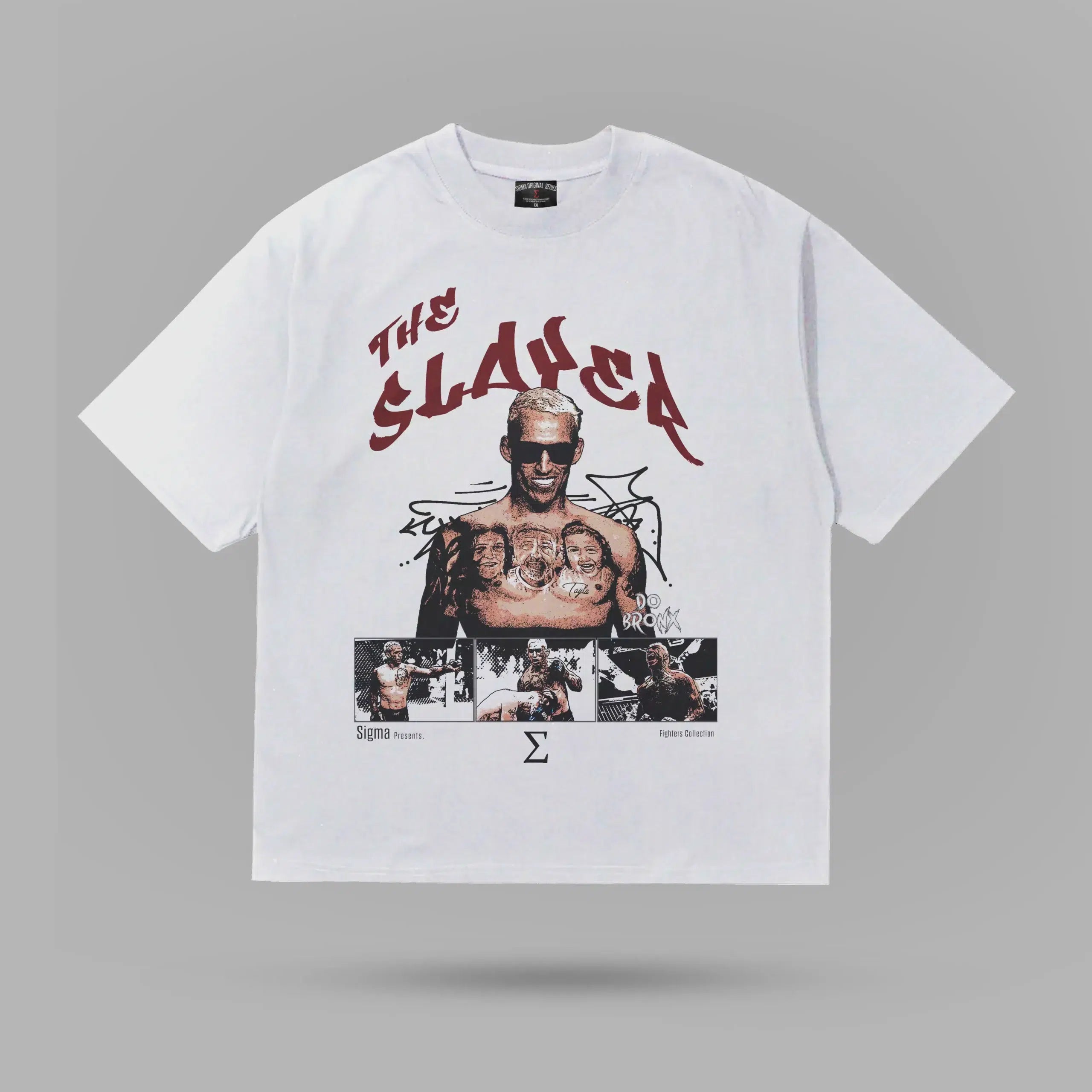 Charles Oliveira Do Bronx Slayer Oversize Tshirt – ön görünüm