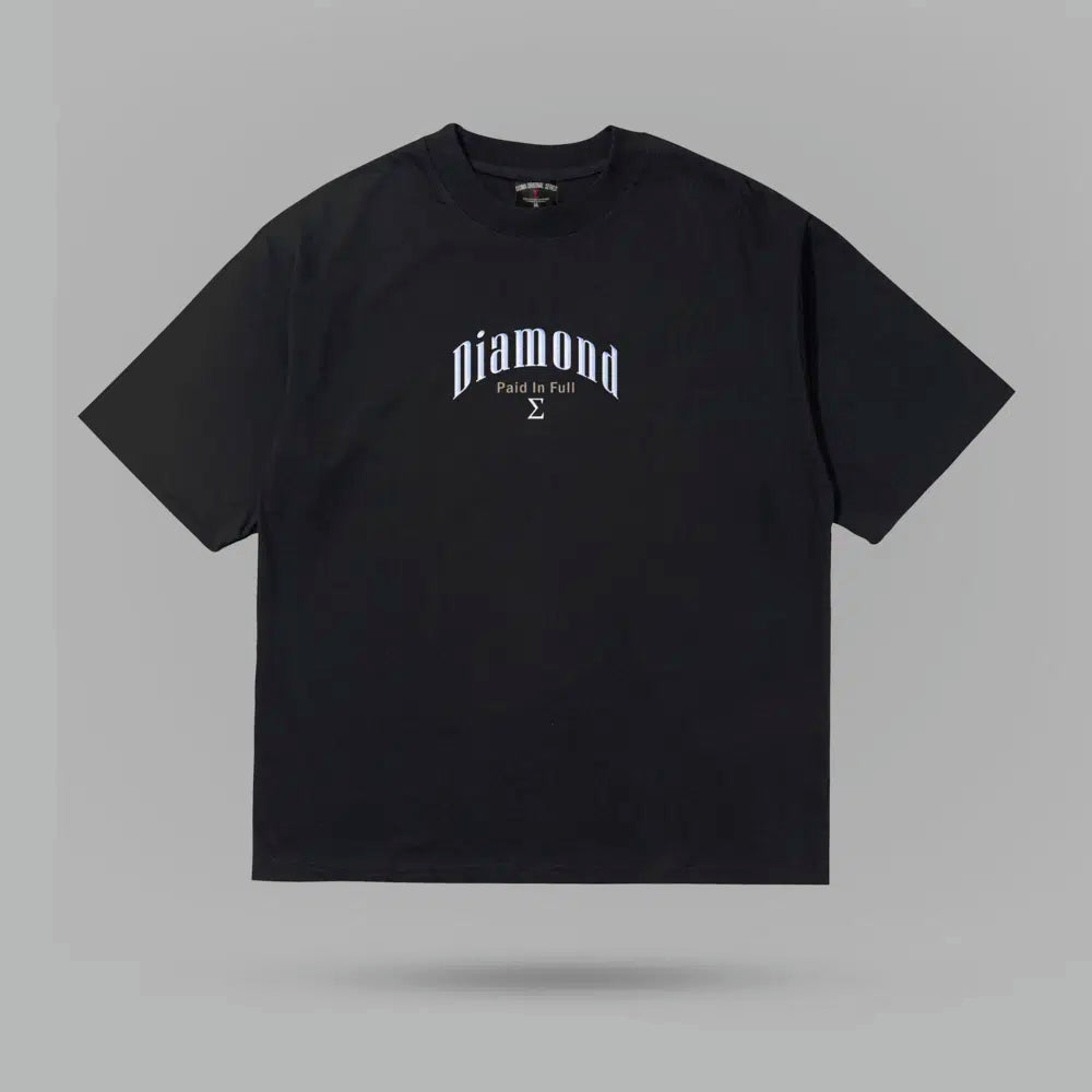 Dustin Poirer Paid In Full Siyah Oversize Tişört – ön görünüm