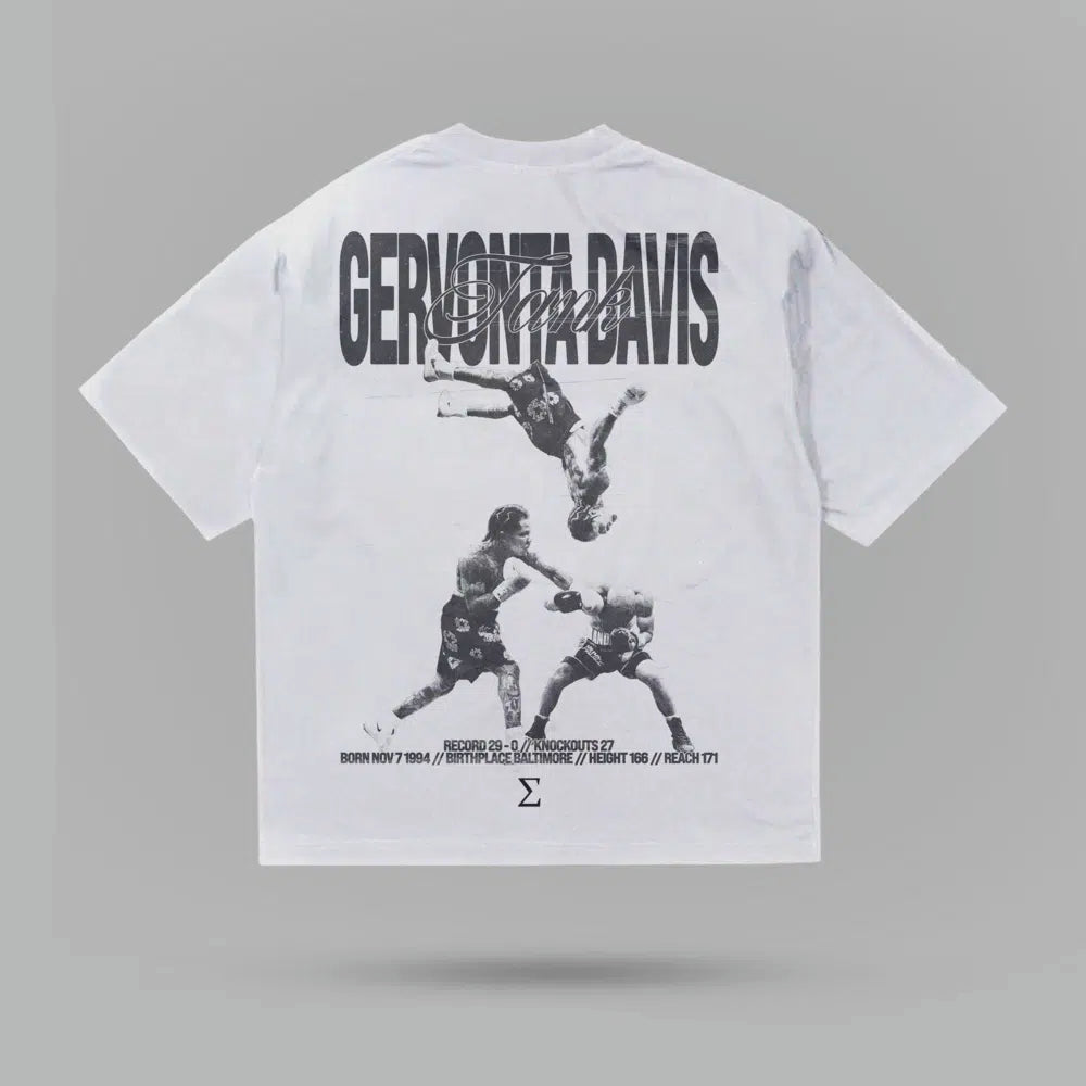 Gervonta Davis Backflip Oversize Tişört – arka görünüm