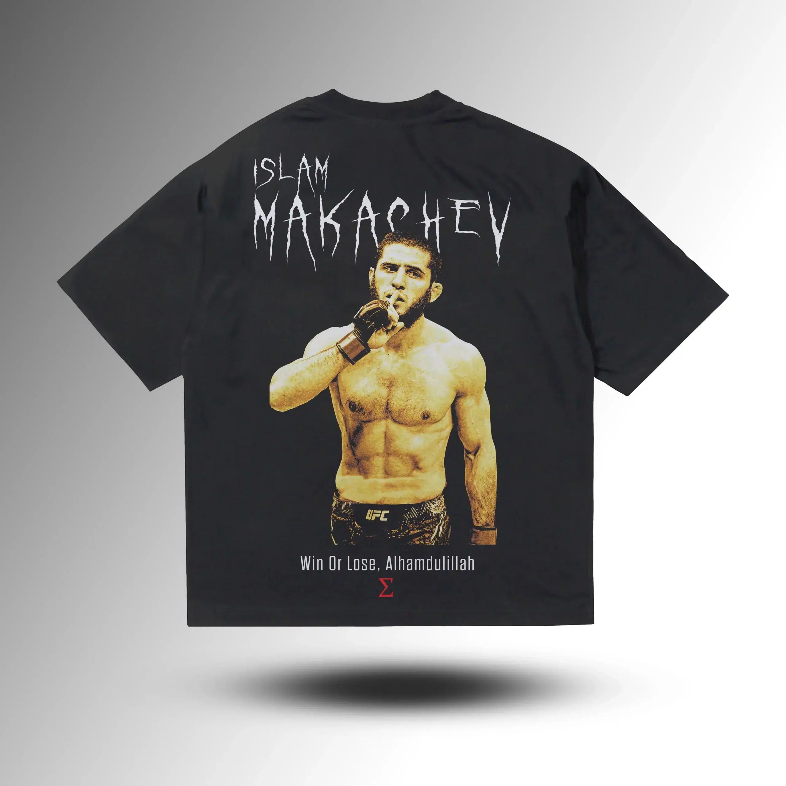 İslam Makachev Oversize T-shirt – arka görünüm