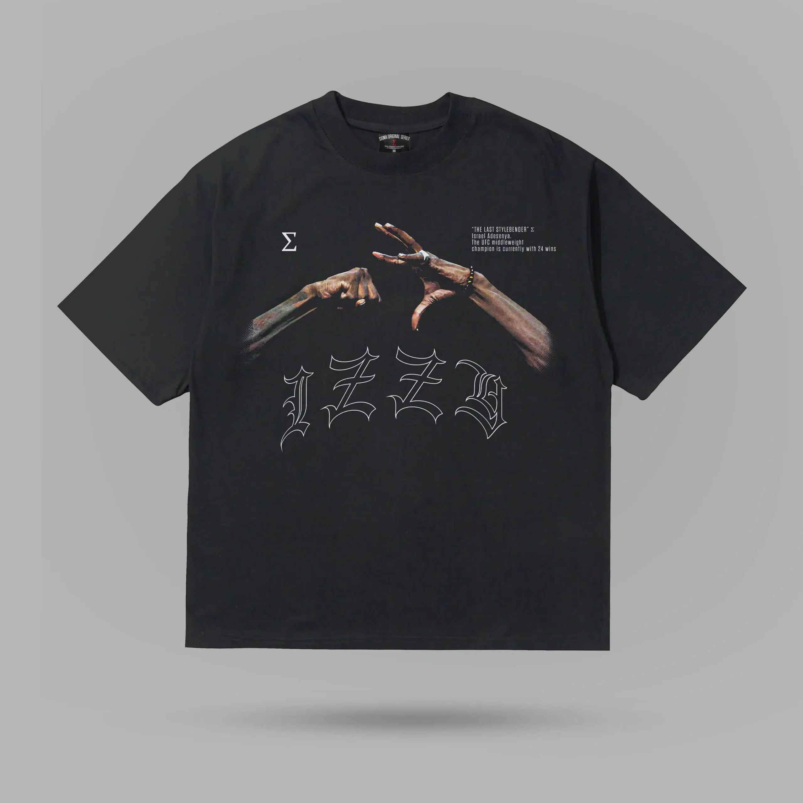 İsrael Adesanya İZZY Oversize Tshirt – ön görünüm