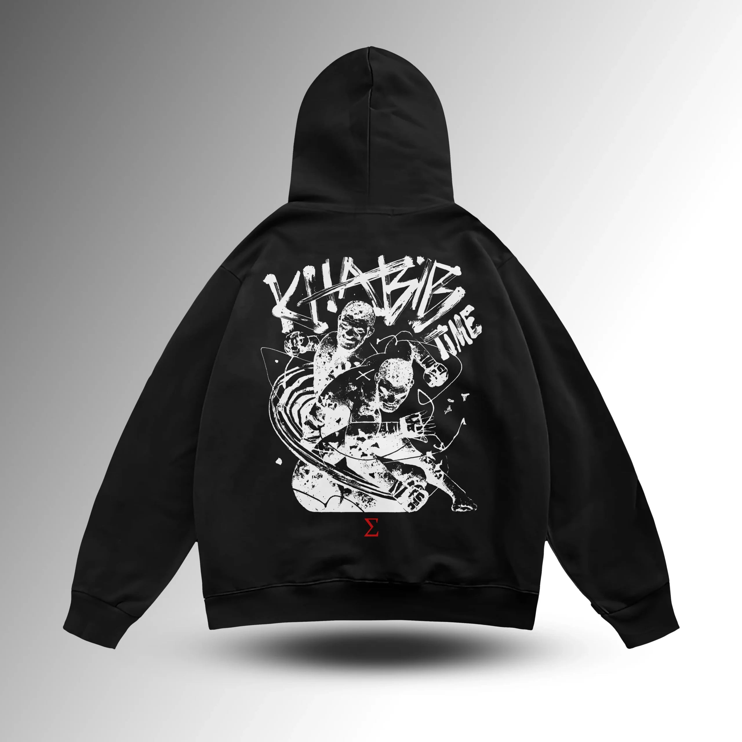 Khabib Time Oversize Hoodie – arka görünüm