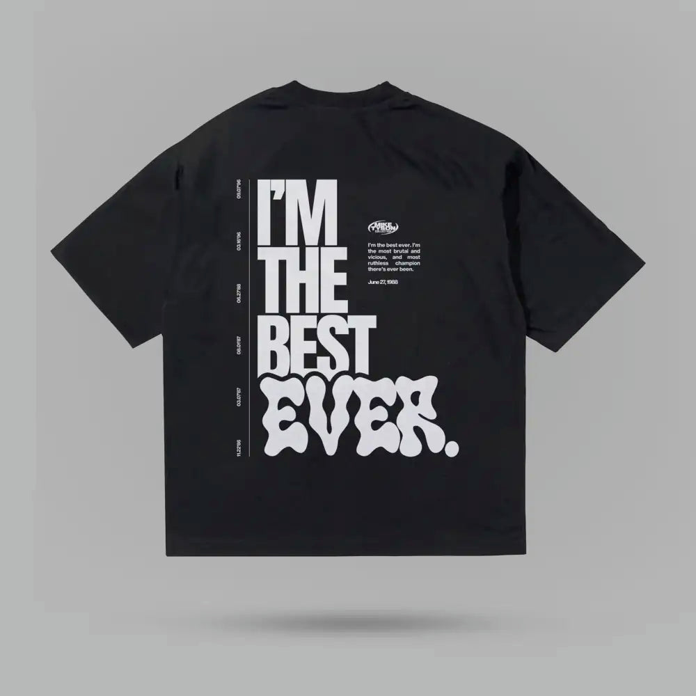 Mike Tyson Im The Best Ever Oversize Tshirt – arka görünüm