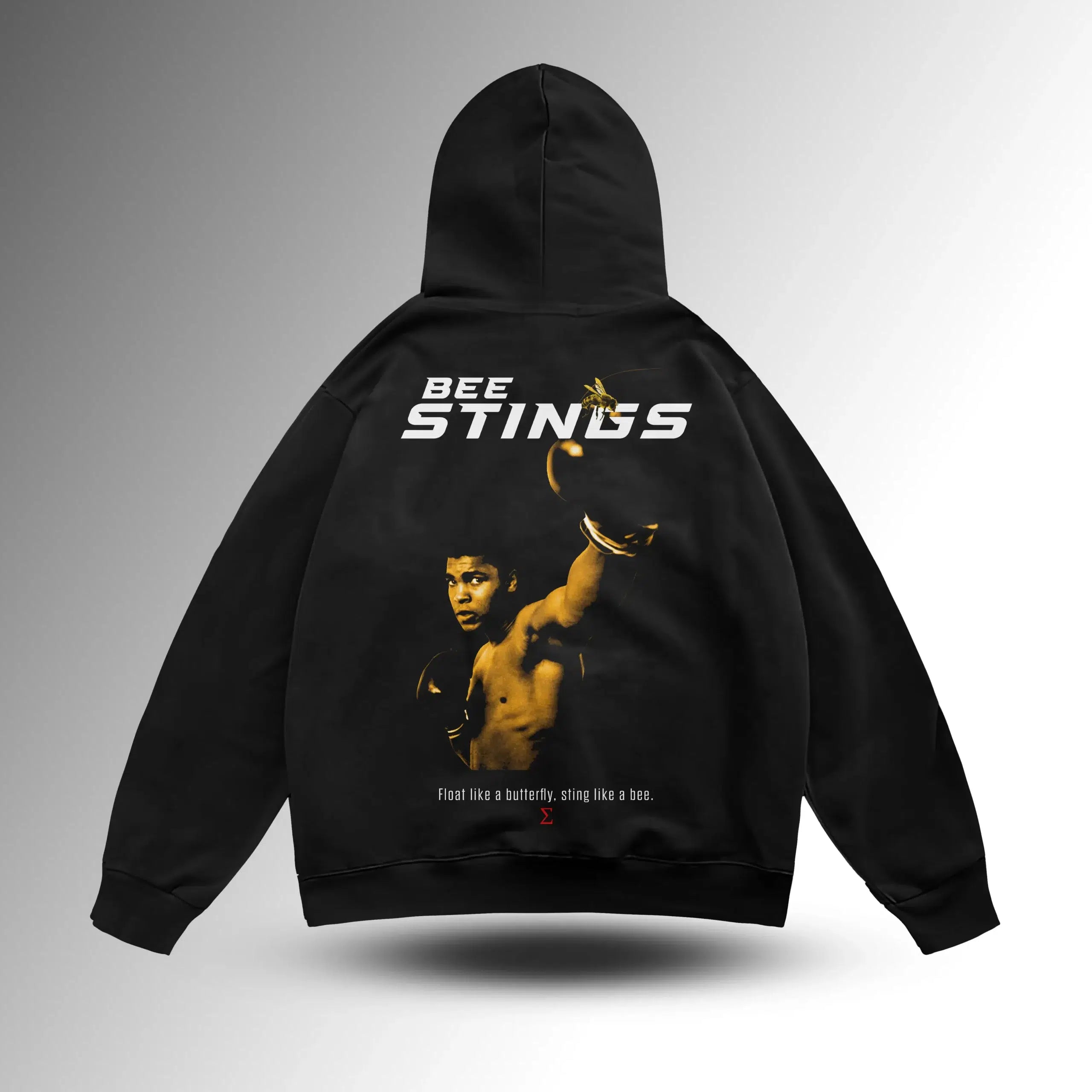 Muhammed Ali Oversize Hoodie – arka görünüm