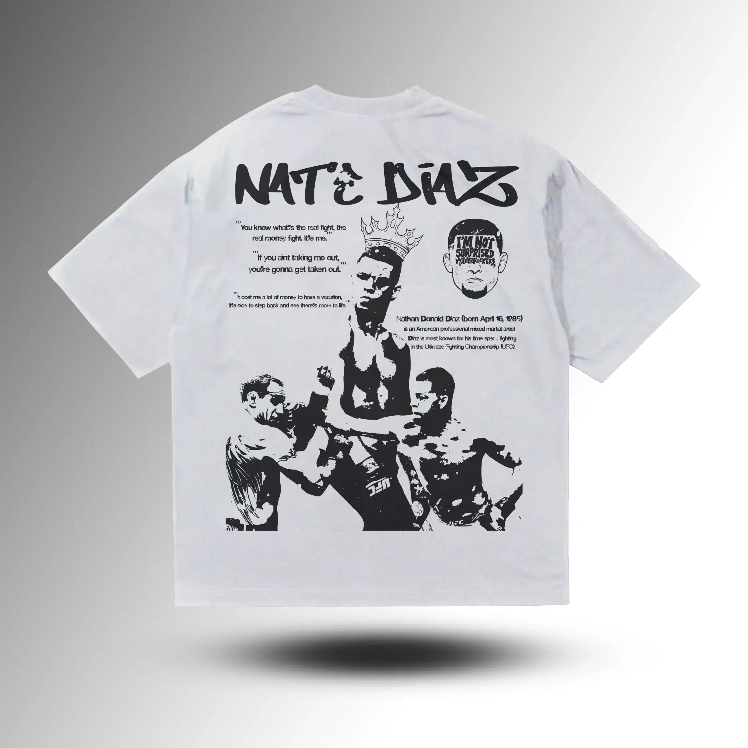 Nate Diaz Oversize T-shirt – arka görünüm 3
