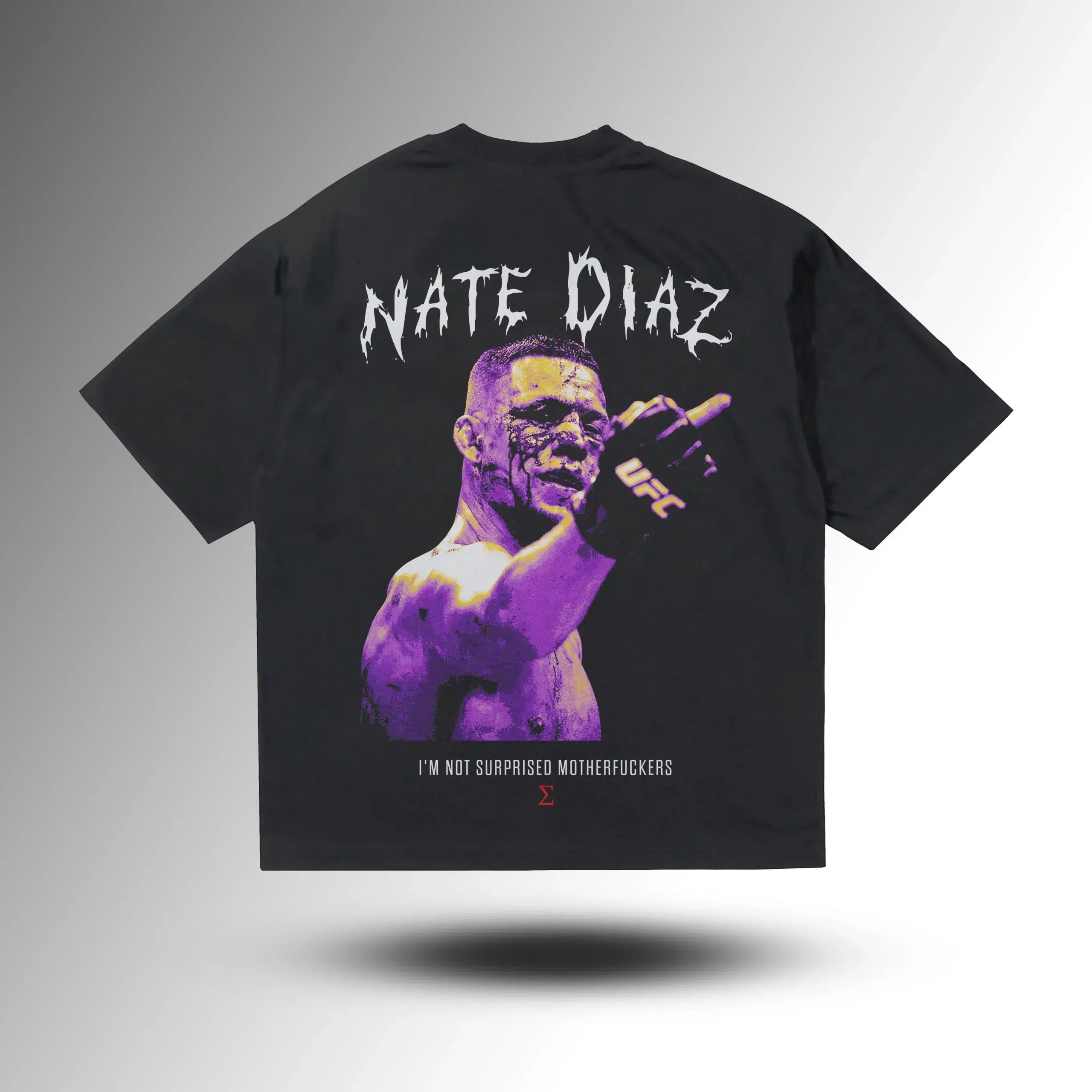 Nate Diaz Oversize Tişört – arka görünüm