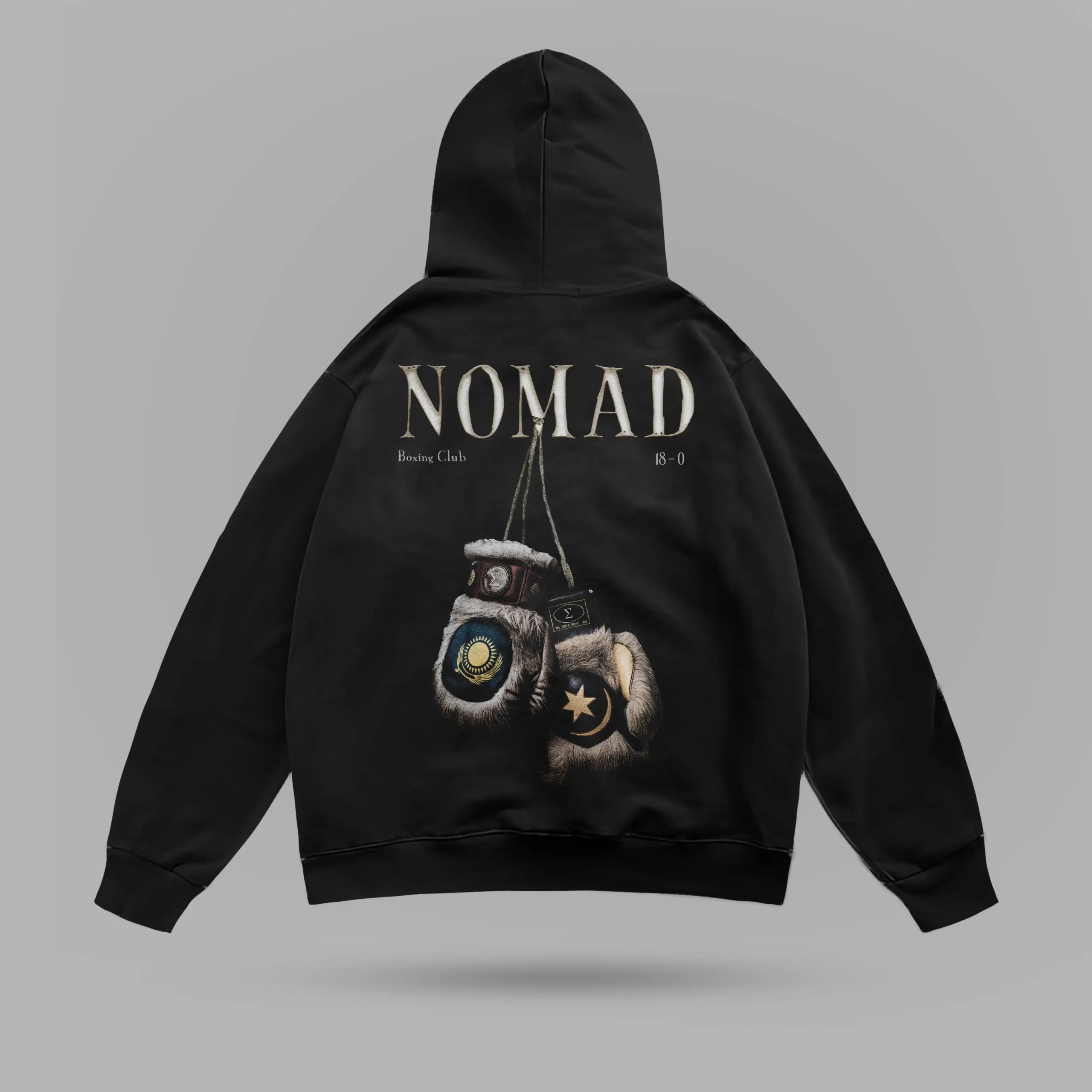 Shavkat Rakhmanov Nomad Boxing Club Oversize Hoodie – arka görünüm