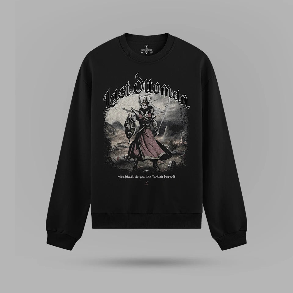 Ibo Aslan Last Ottoman Oversize Sweatshirt – ön görünüm