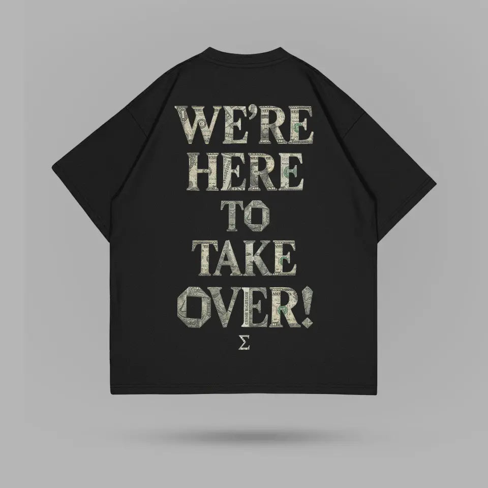 Conor Mcgregor We're Here To Take Over Tişört – arka görünüm
