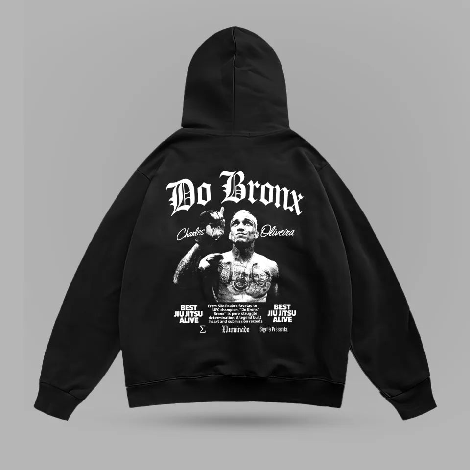 Charles Oliveira Best Jiu Jıtsu Alive Oversize Hoodie – arka görünüm