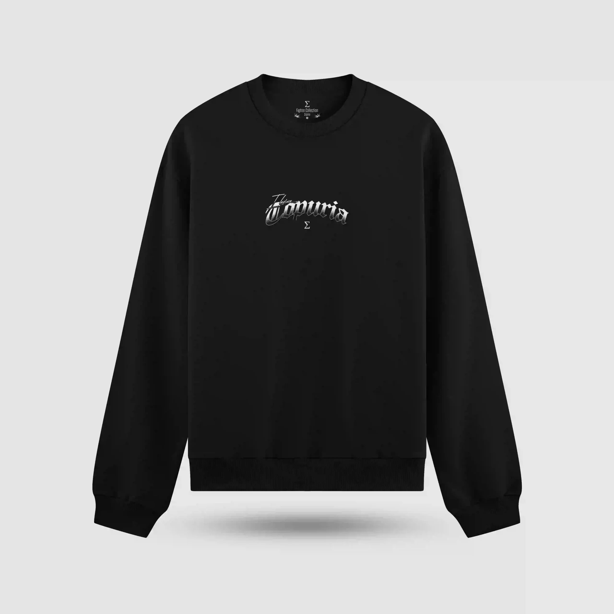 Ilia Topuria Conquer The Belt Oversize Sweatshirt – arka görünüm 2