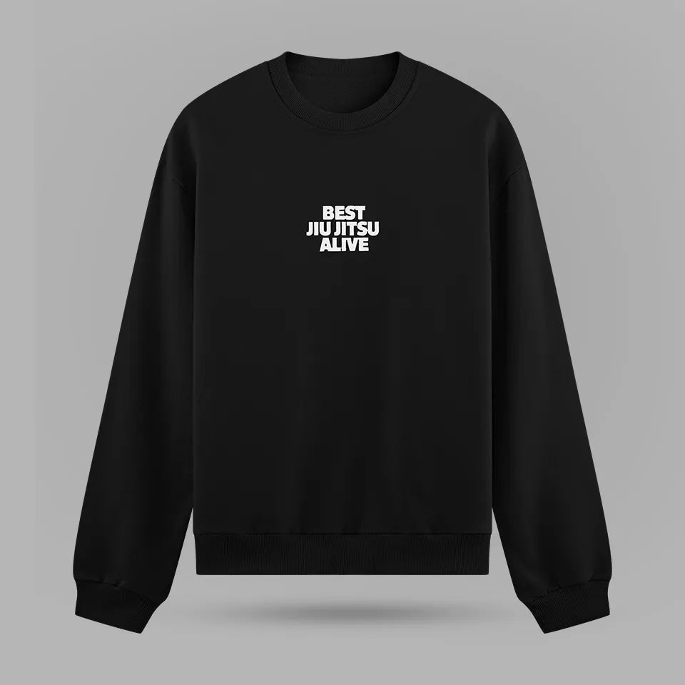Charles Oliveira Best Jiu Jıtsu Alive Oversize Sweatshirt – arka görünüm 2