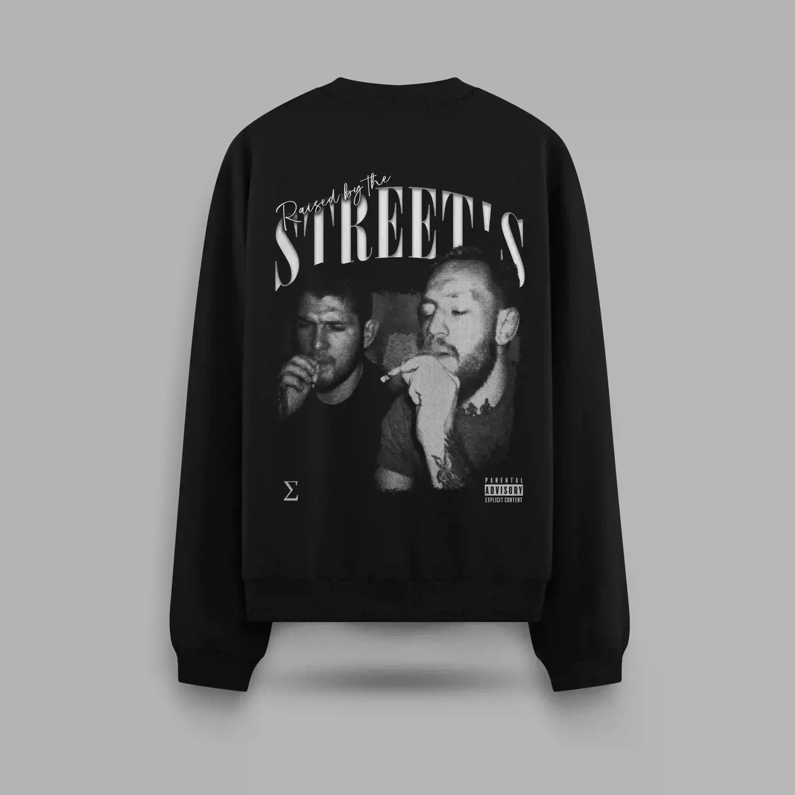 Raised By Streets Conor Khabib Oversize Sweatshirt – arka görünüm