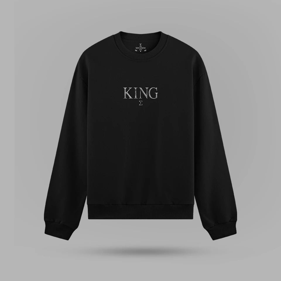 Ryan Garcia KING Boxing Club Oversize Sweatshirt – ön görünüm 2