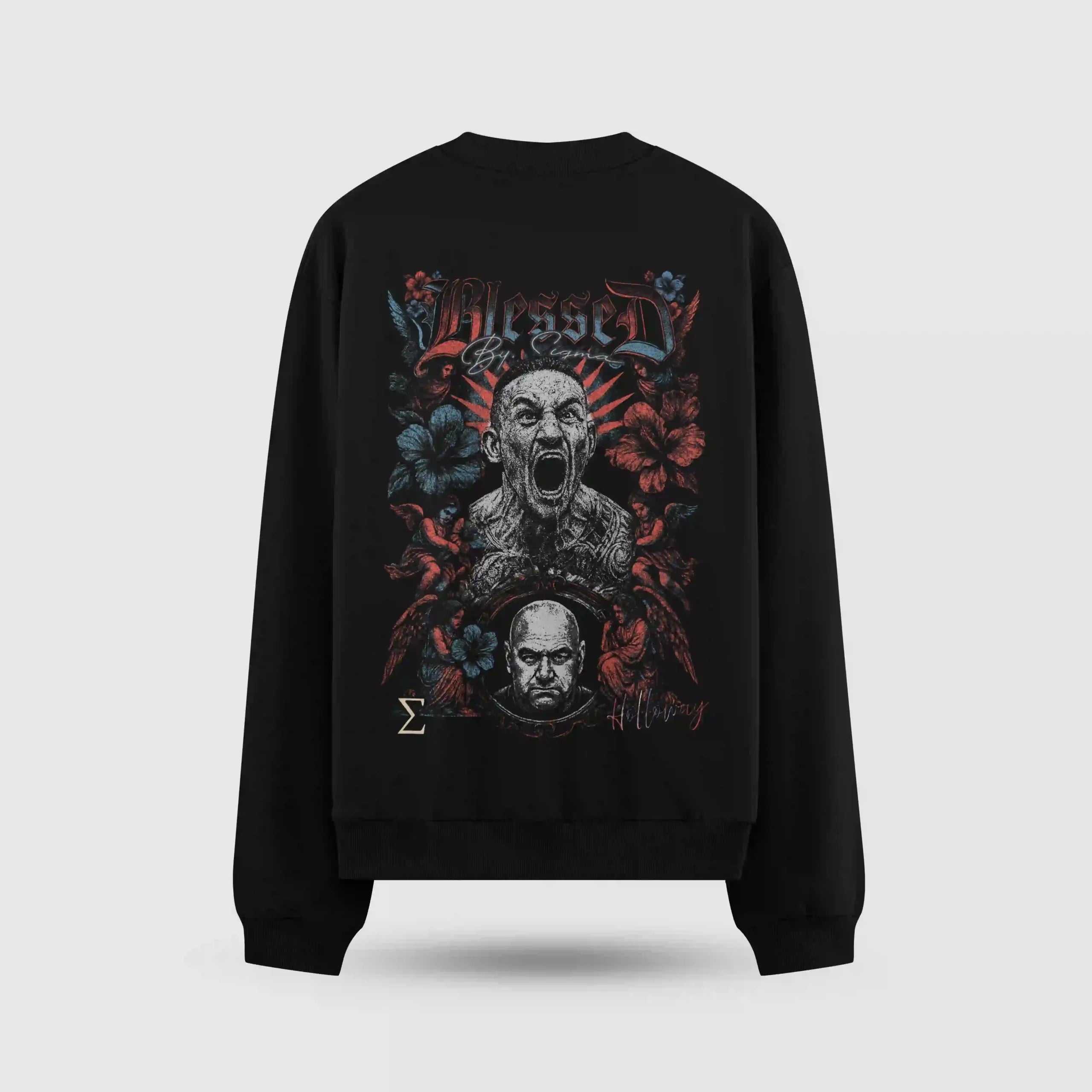 Max Holloway Dana's Blessed Oversize Sweatshirt – arka görünüm