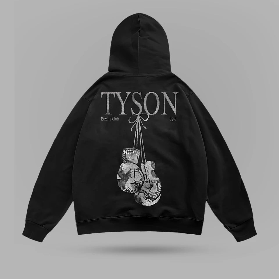 Mike Tyson TYSON Boxing Club Oversize Hoodie – arka görünüm