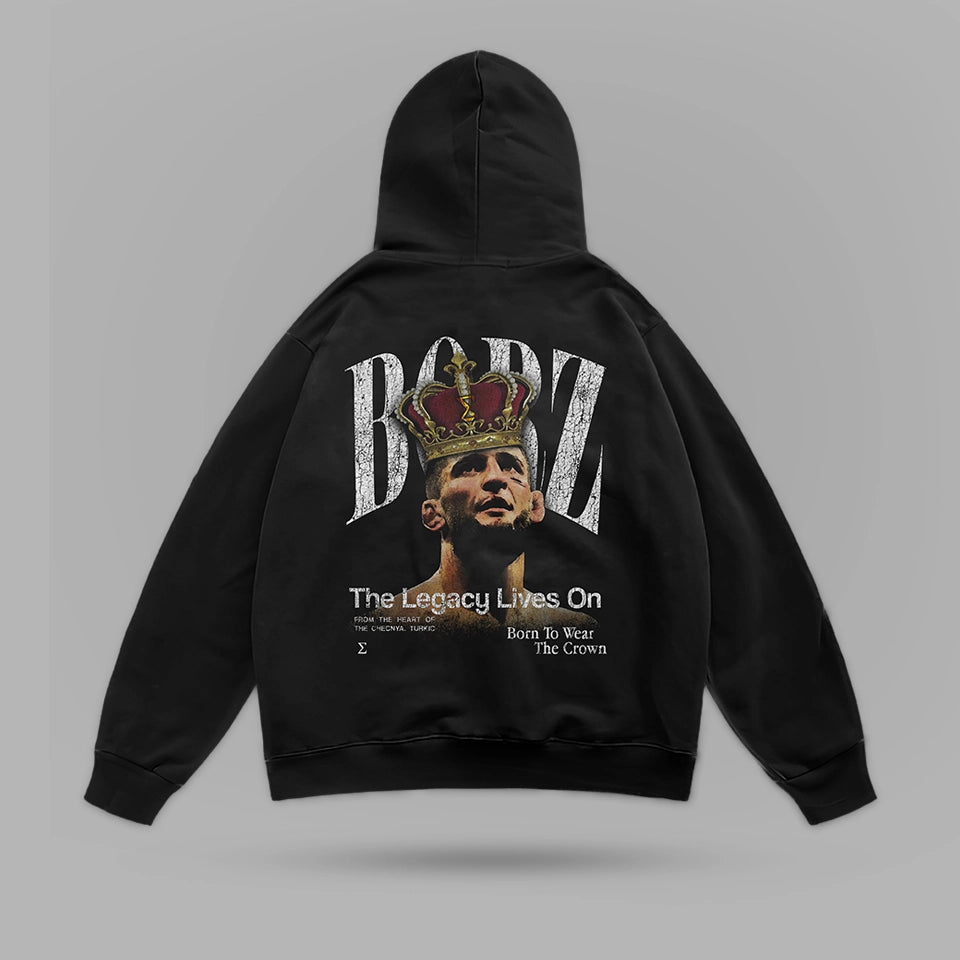 Khamzat Chimaev The Legacy Oversize Hoodie – arka görünüm