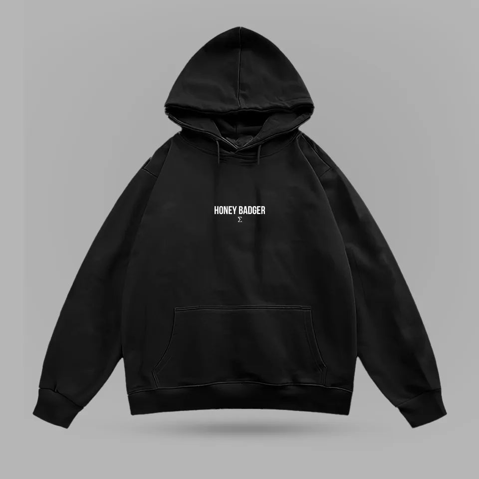 Tom Aspinall Honey Badger Oversize Hoodie – ön görünüm 2