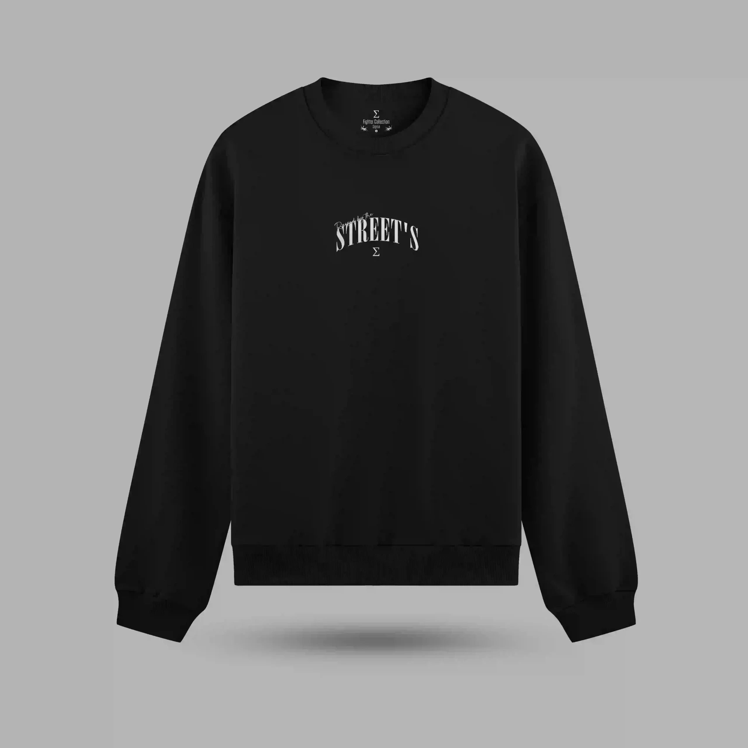 Raised By Streets Muay Thai Kid Oversize Sweatshirt – arka görünüm 2