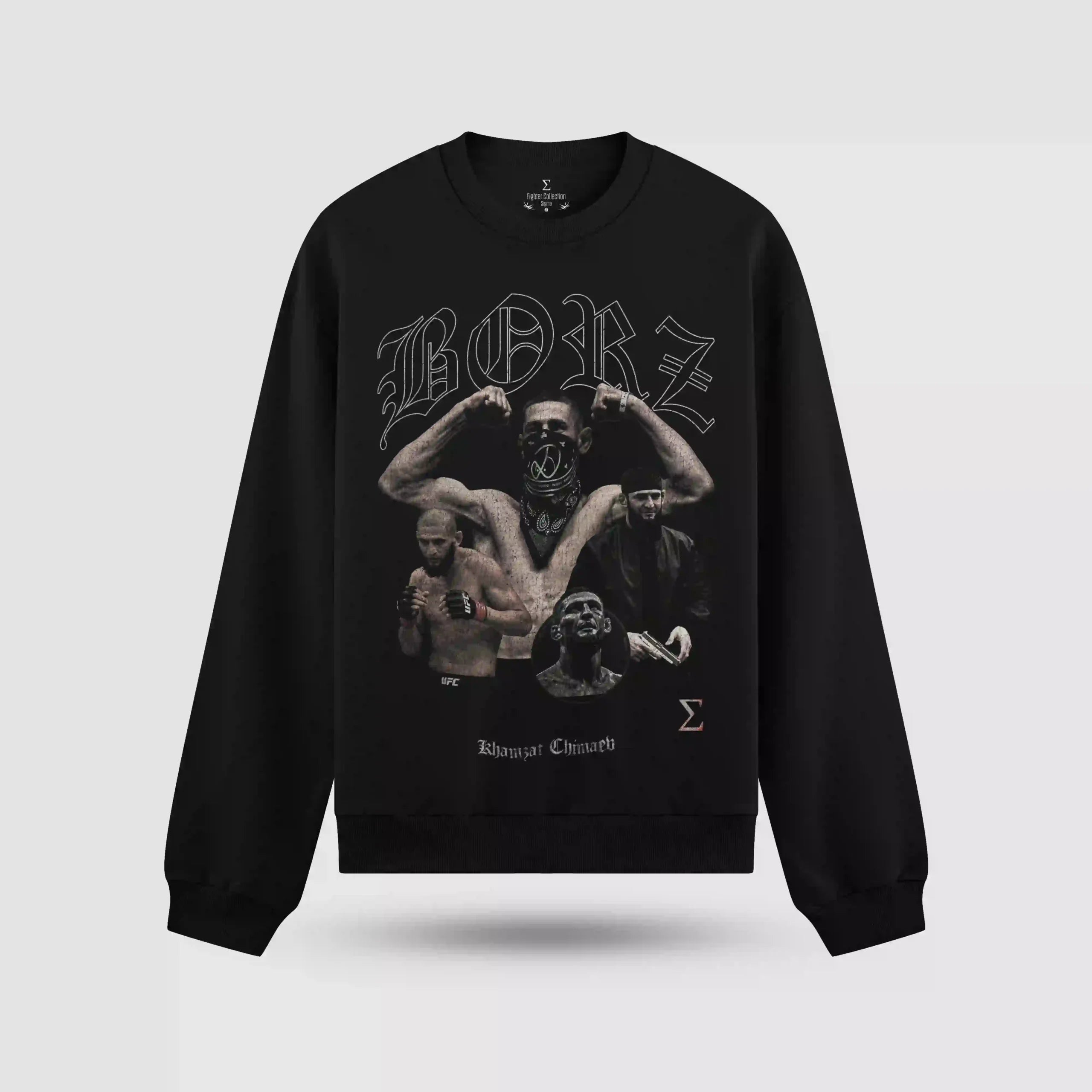 Khamzat Chimaev Gang Bootleg Oversize Sweatshirt – ön görünüm