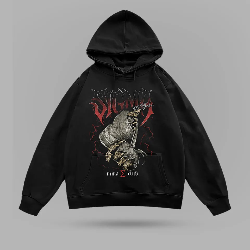 Sigma MMA Club Oversize Hoodie – ön görünüm