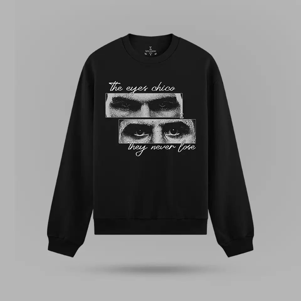 Dagestan Eyes Oversize Sweatshirt – ön görünüm