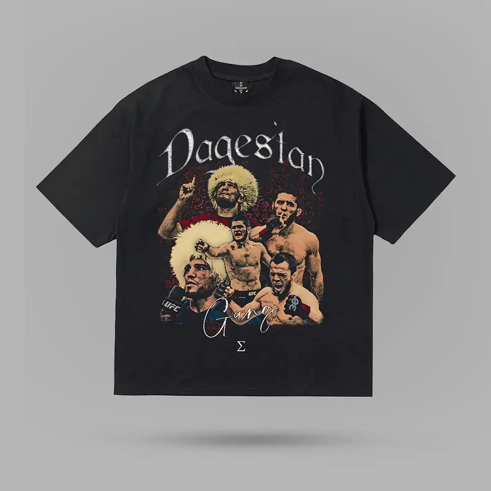 Dagestan Gang Oversize Tişört – ön görünüm