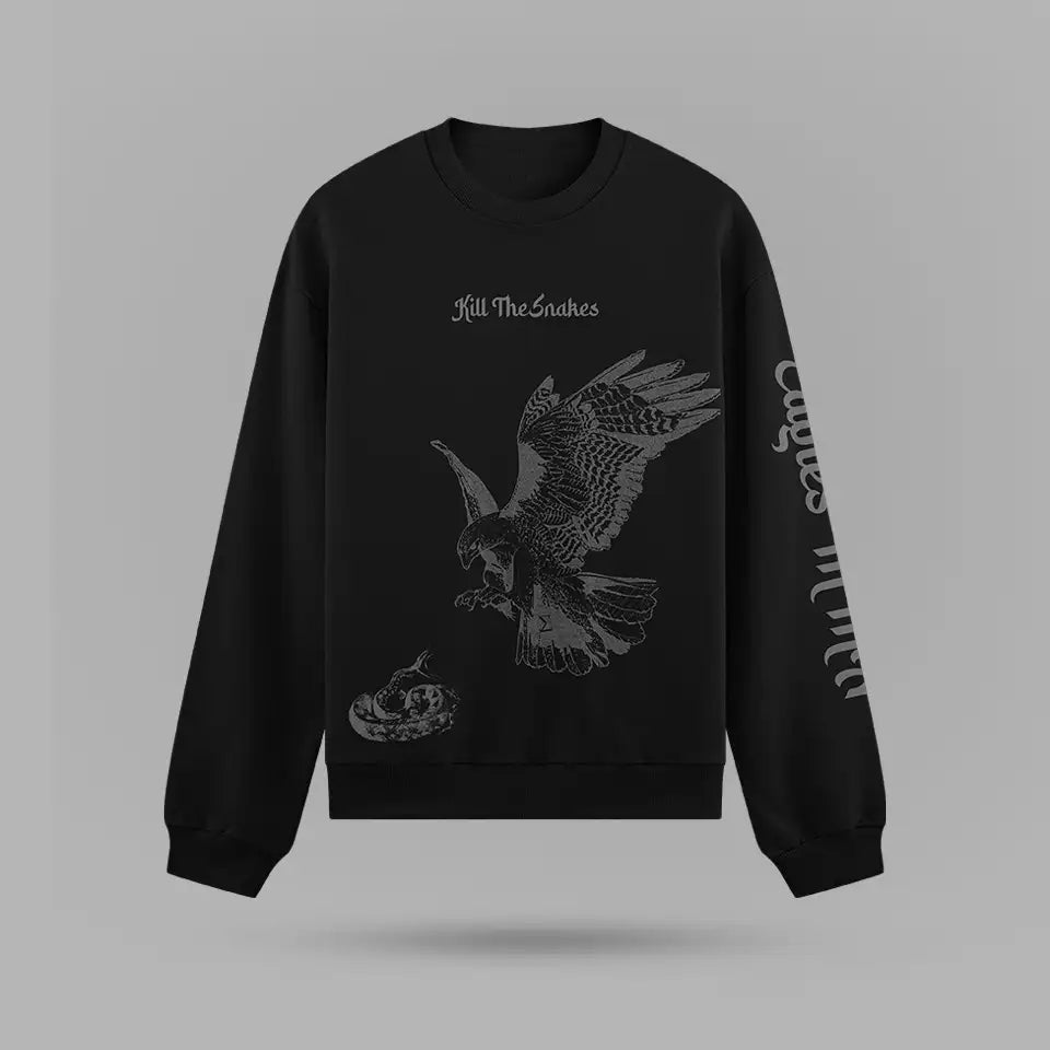 Eagles MMA Kill The Snakes Oversize Sweatshirt – ön görünüm