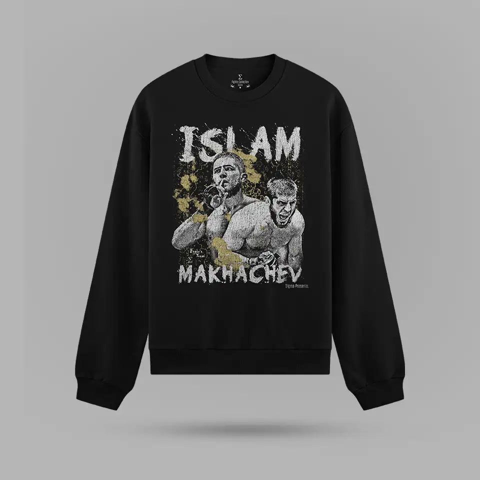 Islam Makhachev Alhamdulillah Oversize Sweatshirt – ön görünüm